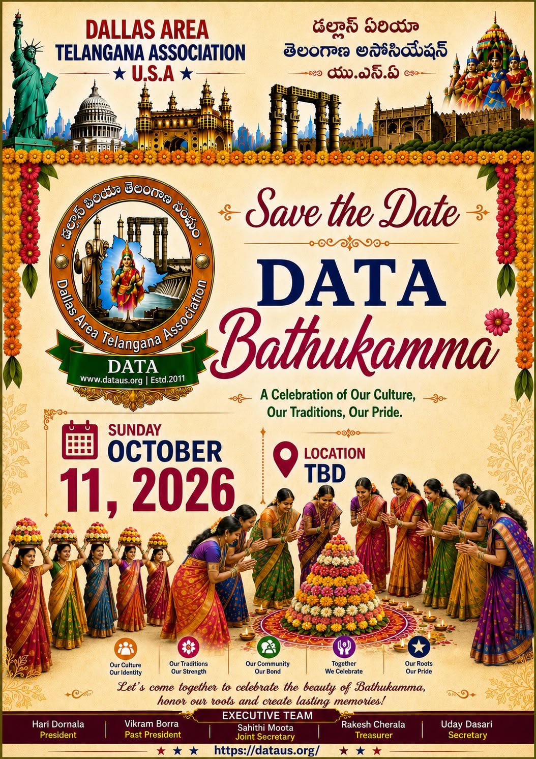 DATA Bathukamma Mega Event