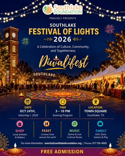 Southlake DiwaliFest 2026 - Vendor Booth Registration